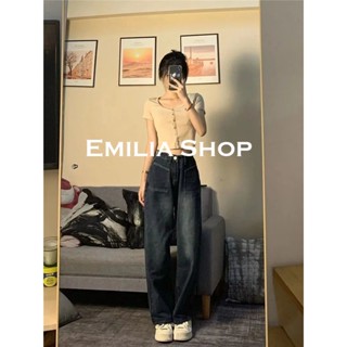 EMILIA SHOP กางเกงขายาว กางเกงคาร์โก้ผู้หญิง คาร์โก้ กางเกง New Style สบาย Durable มีชีวิตชีวา TN22015837Z230912