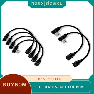 【hzsxjdzaxu】สายต่อขยายปลั๊กแบน 1 ฟุต 16 AWG 3 ง่าม (13 แอมป์ 125 โวลต์ 1625 วัตต์) ปลั๊ก US