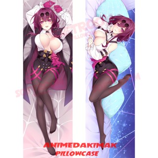 Kafka Honkai ปลอกหมอน แบบนิ่ม ลายอนิเมะ Star Rail Dakimakura Otaku ขนาด 50x160 ซม. สําหรับตกแต่งบ้าน โซฟา เตียง DK4749