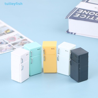 【tuilieyfish】โมเดลตู้เย็นพลาสติก ขนาดเล็ก สําหรับตกแต่งบ้านตุ๊กตา 1 ชิ้น【IH】