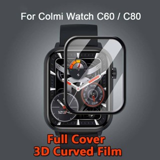 ฟิล์มกระจกนิรภัยกันรอยหน้าจอ แบบโค้ง 3D สําหรับ Colmi P28 P20 P8 Mix Plus C80 C61 C60 P50 M40 P30 i30 i20 i10 P9 3 ชิ้น