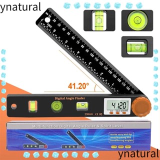 Ynatural เครื่องวัดมุมเอียงดิจิทัล แบบพกพา 4in1