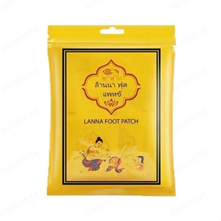 【สต็อกพร้อม】Lanna Seven Foot Care Patches  Relaxing Foot Therapy for Deep Sleep