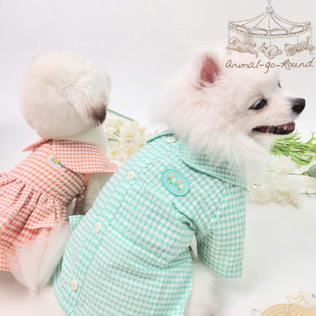 Animal-Go-Round เสื้อผ้าเครื่องแต่งกาย สัตว์เลี้ยง, หมา, แมว, สุนัข รุ่น Posy Blink Shirt
