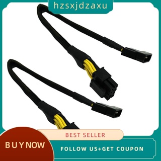 【hzsxjdzaxu】อะแดปเตอร์แปลงสายเคเบิ้ล Lp4 Molex ตัวผู้ เป็น CPU 8 Pin (4+4) EPS-12V 13 นิ้ว (33 ซม.) 2 ชิ้น