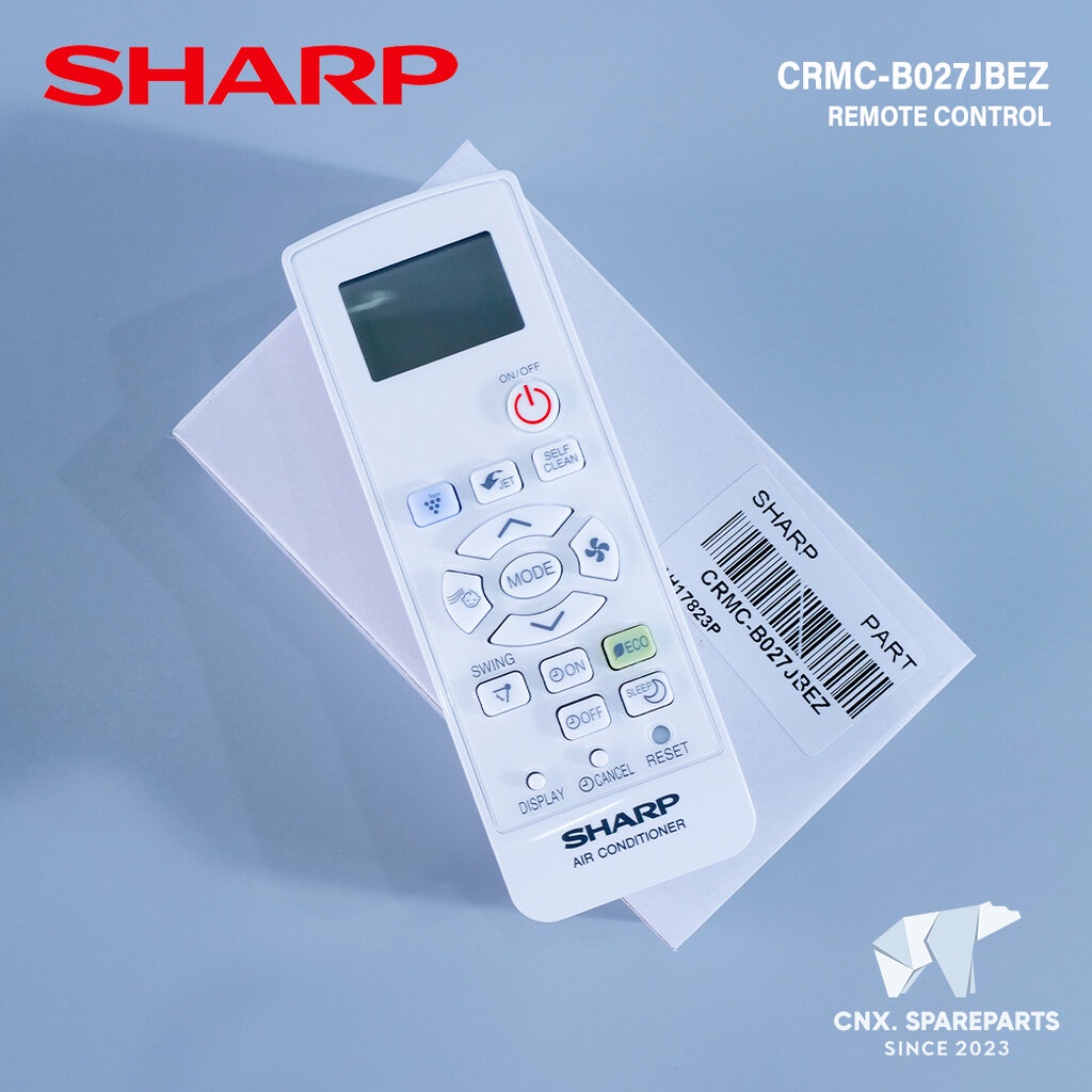 CRMC-B027JBEZ รีโมทแอร์ SHARP รีโมทแอร์ชาร์ป รุ่น AH-PN10, AH-PN13 (แท้เบิกศูนย์)
