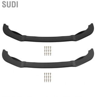 Sudi K·SEEK DESIGN Front Spoiler 3Sections Bumper Splitter Lip Replacement for MK6 R R20 2009‑2013