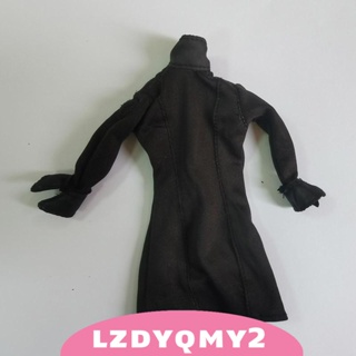 [Lzdyqmy2] เสื้อโค้ท แฮนด์เมด สําหรับตุ๊กตาฟิกเกอร์ผู้หญิง สเกล 1/12