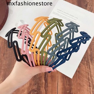 Mxfashione ที่คาดผม แบบพับได้ สะดวก เครื่องประดับผม ผู้หญิง สีแคนดี้ ที่คาดผม ที่คาดผม ผู้หญิง ที่คาดผม