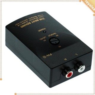 [Reyalxa] อะแดปเตอร์แปลงเสียงลําโพง RCA เอาท์พุทต่ํา พร้อมสายอะแดปเตอร์