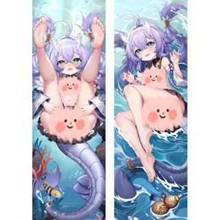 Honkai: ปลอกหมอน ลายอนิเมะ Star Rail Bailu Dakimakura ขนาด 50x150 ซม. สําหรับกอดร่างกาย