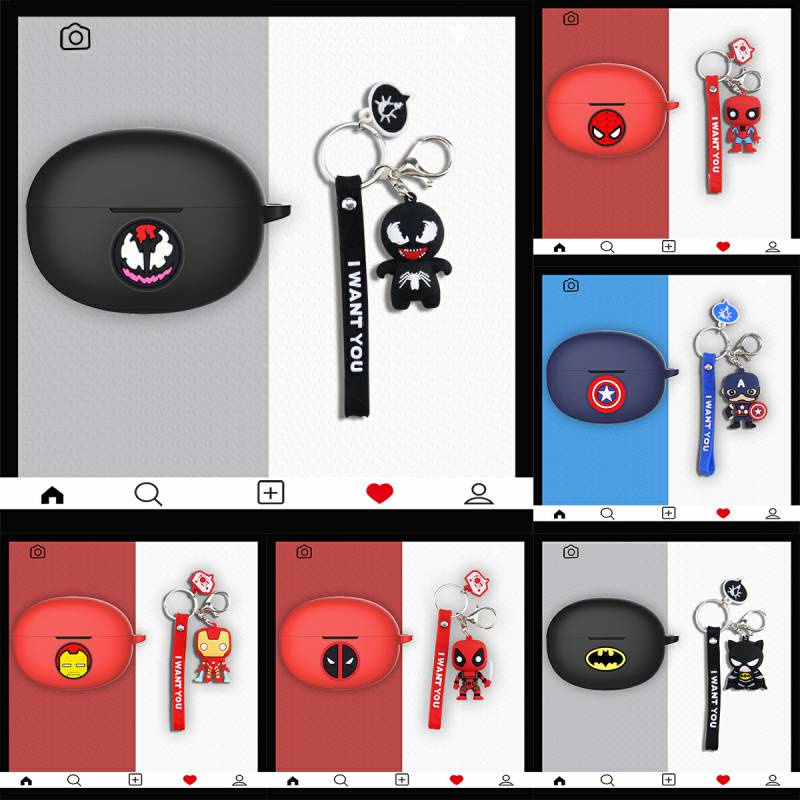 RTA04 Realme buds T300 CASE / Realme buds AIR5 case / T100 CASE Dust-proof Protective Case for Realm