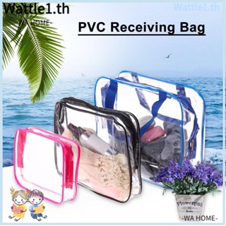 Wttle กระเป๋าเครื่องสําอาง PVC คุณภาพสูง 3 ชิ้น ต่อชุด