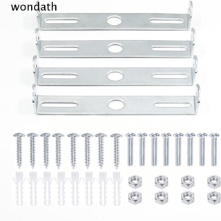 Wonda อุปกรณ์เมาท์ขาตั้งไฟติดผนัง 105x18 มม. 4 ชิ้น