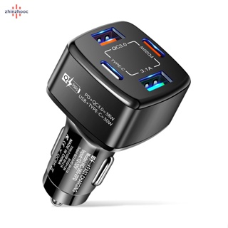 Vip 4-in-1 อะแดปเตอร์แท่นชาร์จ Usb Type-c 38w Pd Qc3.0 3.1a 2usb อเนกประสงค์ สําหรับรถยนต์