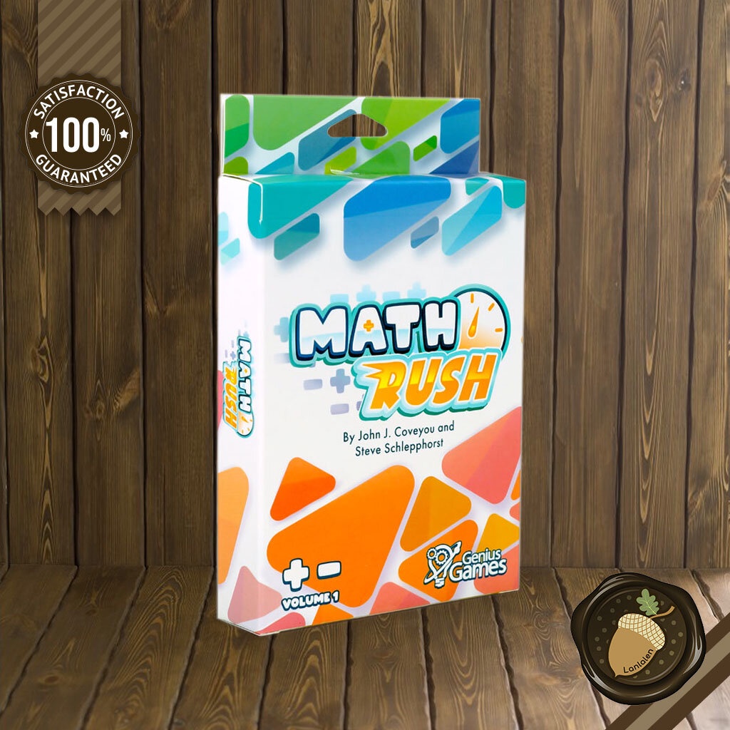 Math Rush: Volume 1 - Addition & Subtraction (บวกและลบ) Board Game บอร์ดเกมคณิตศาสตร์