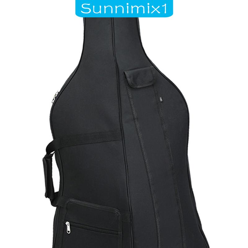 [Sunnimix1] Cello Bag ผ้า Oxford กันน้ําสําหรับการเดินทางประสิทธิภาพกลางแจ้ง