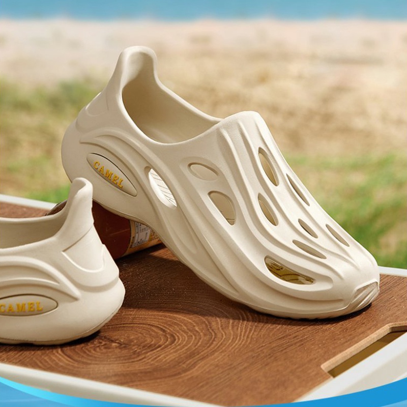CAMEL SPORTS รองเท้าแตะ พื้นนิ่ม ระบายอากาศได้ดี ป้องกันการลื่น เหมาะกับเดินชายหาดกลางแจ้ง สไตล์สปอร์ต สําหรับผู้ชาย