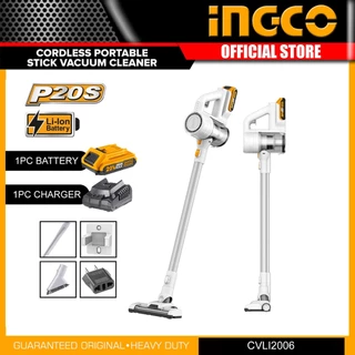 Ingco เครื่องดูดฝุ่นไร้สาย 20V เฉพาะตัวเครื่องไม่รวมแบตเตอร์รี่และแท่นชาร์จ รุ่น CVLI20061