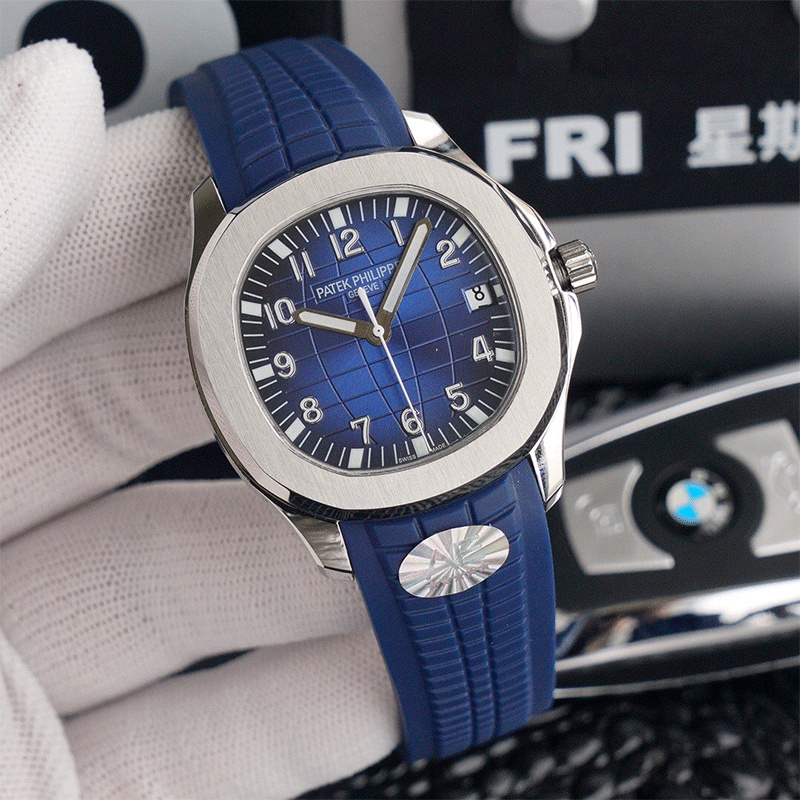 【ฟรีกล่อง】 Pa.tek_⌚Philip.pe นาฬิกาข้อมือควอตซ์แฟชั่น สายยาง คุณภาพสูง เหมาะกับใส่กลางแจ้ง สําหรับผู้ชาย และผู้หญิง