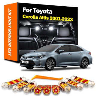 ชุดหลอดไฟ LED ติดป้ายทะเบียนรถยนต์ สําหรับ Toyota Corolla Al…