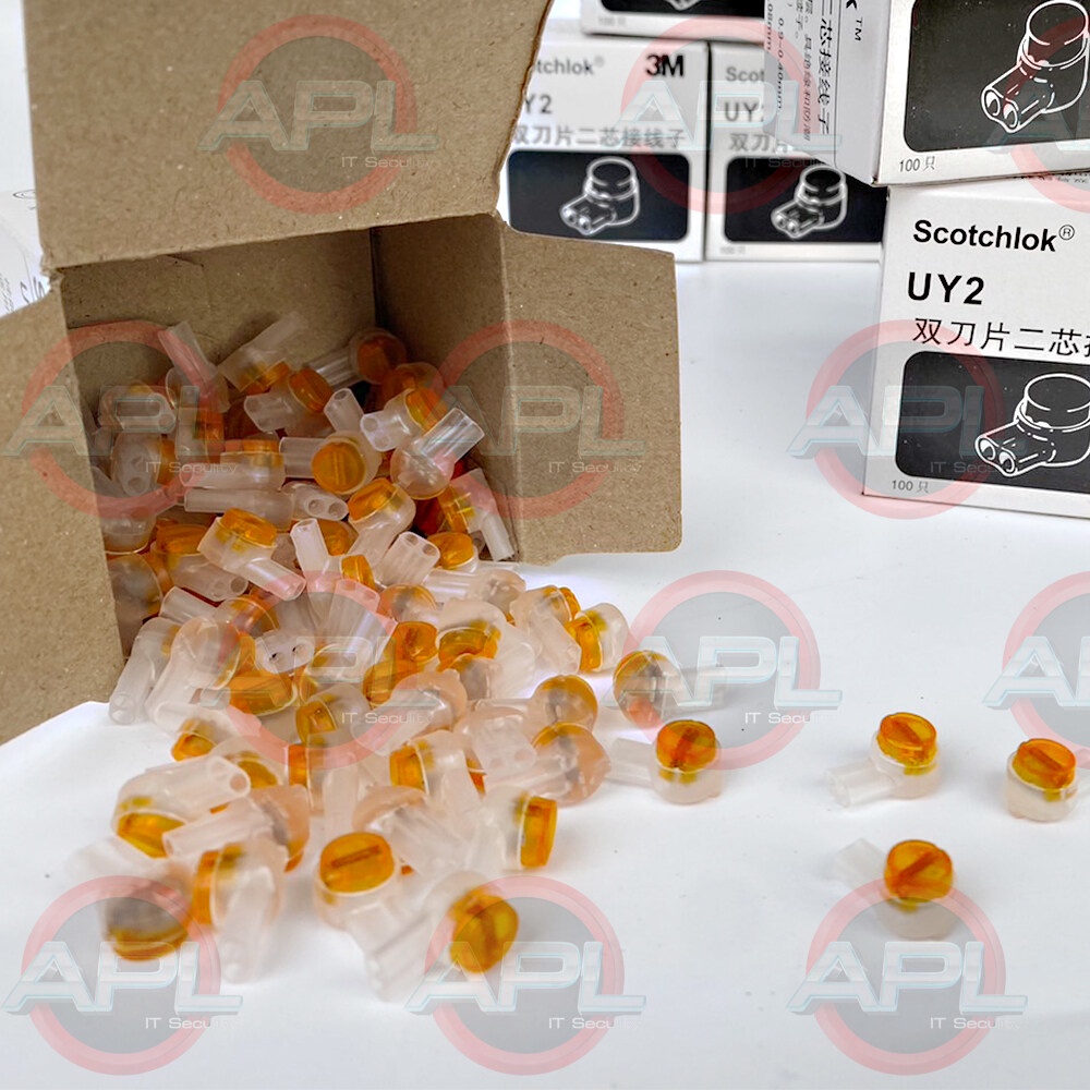 เม็ดต่อสายแลน AUY-02 เม็ดเชื่อมสายแลน Lan 3M UY2  กล่อง 100ชิ้น