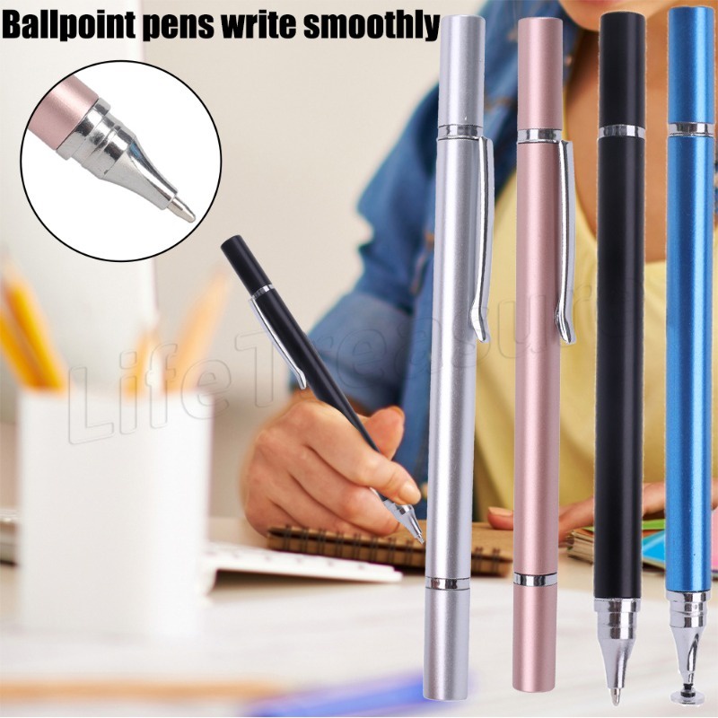 [ Featured ] ปากกาสไตลัส หัวคู่ ทั่วไป แบบเรียบง่าย สําหรับวาดภาพ แท็บเล็ต โทรศัพท์มือถือ