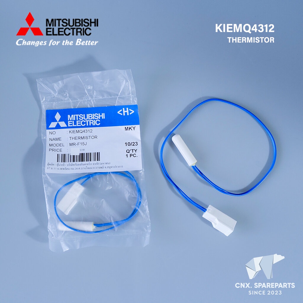 KIEMQ4312 THERMISTOR (DEF) เทอร์มิสเตอร์(ละลายน้ำแข็ง) เซ็นเซอร์ตู้เย็น Mitsubishi Electric อะไหล่ตู