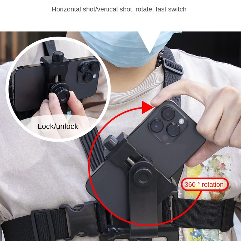 อุปกรณ์ยึดโทรศัพท์มือถือ สายรัดหน้าอก รูปปลา สําหรับคนแรก ราคา ถูกที่สุด ดีลบีเคเค แกลเลอรีภาพที่ 4