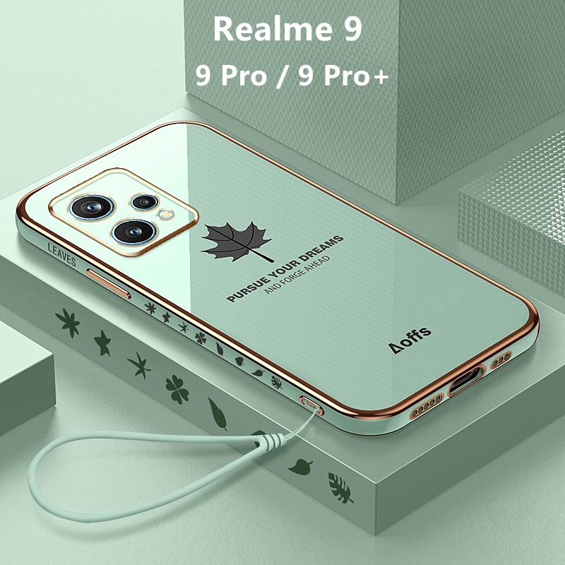 เคส Realme 9 case อ่อนนุ่ม ลายใบเมเปิ้ล เคสมือถือ เคสโทรศัพท์ Realme 9 Pro Plus
