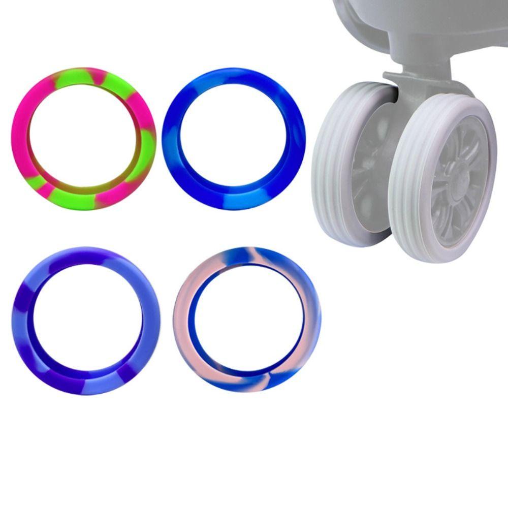 8 ชิ้น ยางล้อกระเป๋าเดินทางอะไหล่ ป้องกัน ซิลิโคน ส่วนใหญ่ ลดเสียงรบกวน ทาง