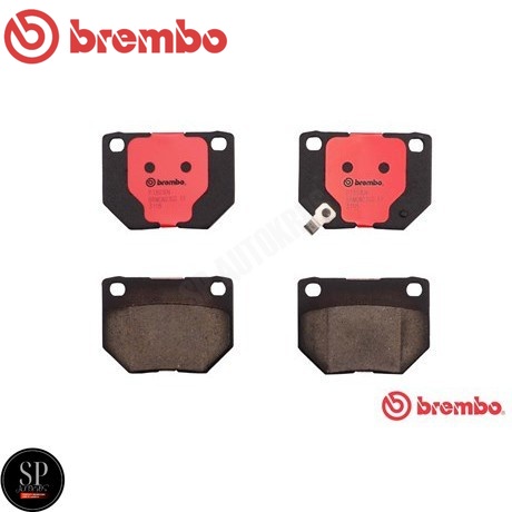 BREMBO ผ้าดิสเบรคหลัง NISSAN 300ZX FAIRLADY, SKYLINE R32 R33 89->, IMPREZA GC8 STI, GDA WRX 97-07 P7