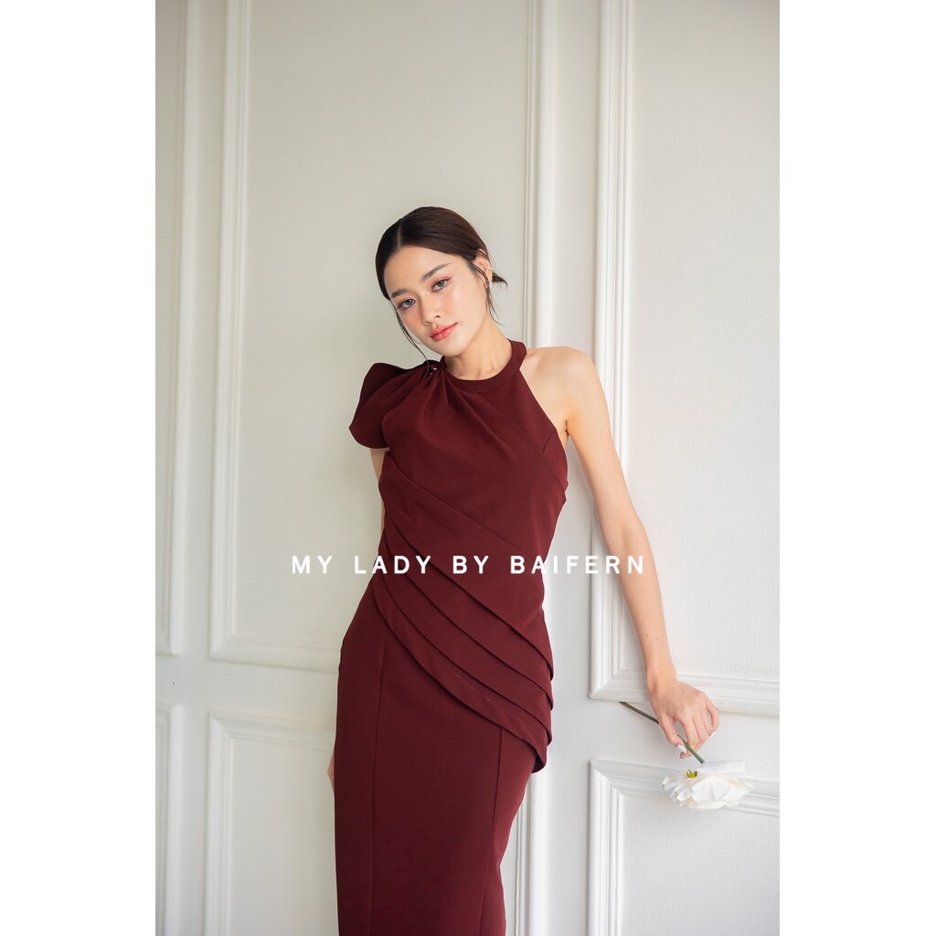ชุดเดรสไปงานแต่ง ชุดออกงาน MY LADY BY BAIFERN - ML0449