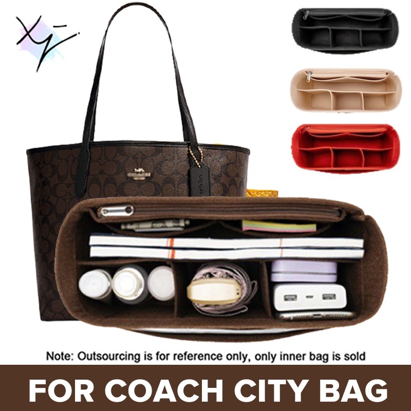 XJOB กระเป๋าถือ Coach City กระเป๋าออแกไนเซอร์ กระเป๋าเครื่องสําอาง แบบพกพา สําหรับเดินทาง