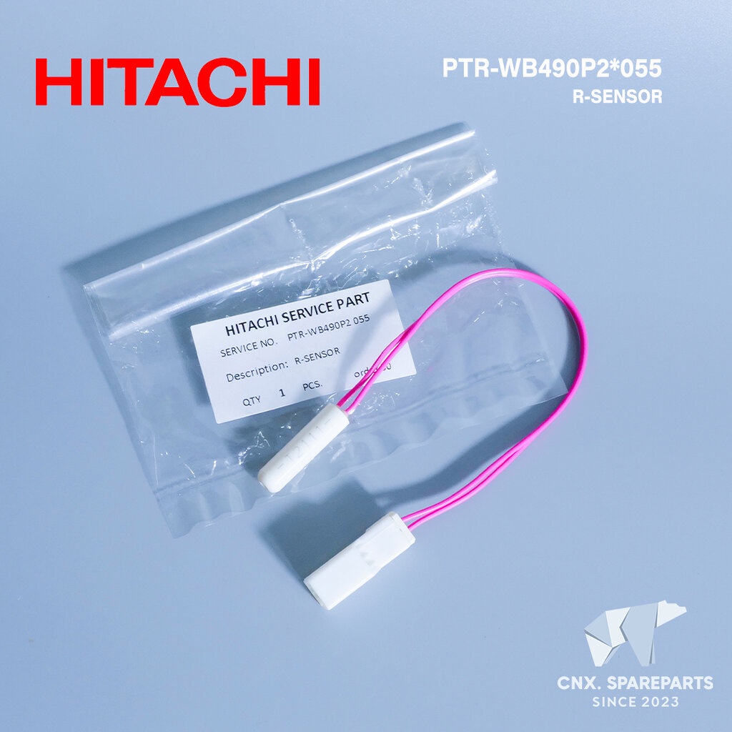 PTR-WB490P2*055 เซ็นเซอร์ตู้เย็น HITACHI เซ็นเซอร์วัดอุณหภูมิช่องแช่เย็นฮิตาชิ รุ่น R-WB460PY, R-WB400PY