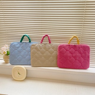 กระเป๋าใส่แล็ปท็อป แบบพกพา สีตัดกัน สไตล์เกาหลี สําหรับ 9.7-…