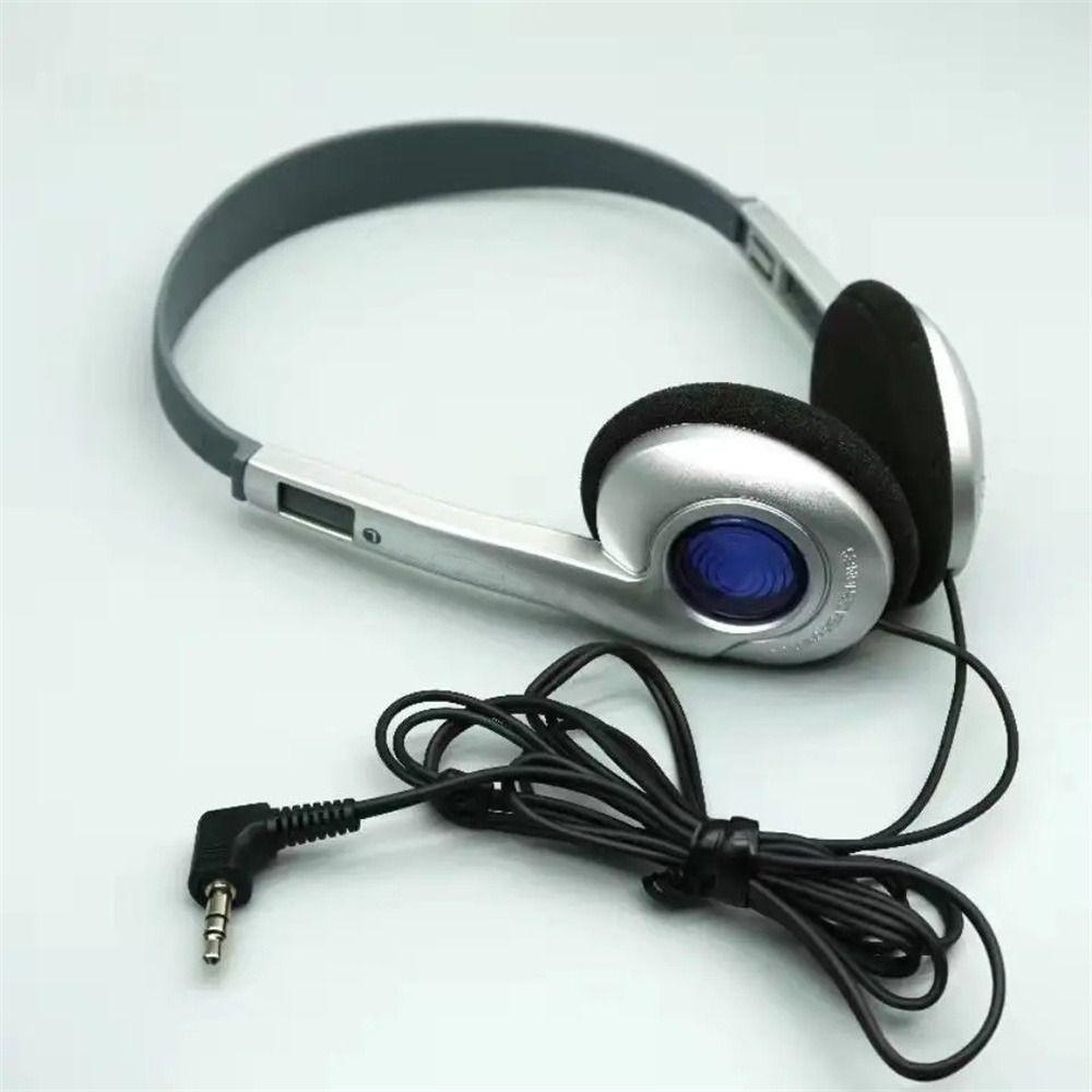 Kentontllb ชุดหูฟังย้อนยุค, หูฟัง Over Ear Millennium Wind Y2K, เอียร์บัดวินเทจคลาสสิก 3.5 มม.หูฟังแบบมีสายกลางแจ้ง Mp3