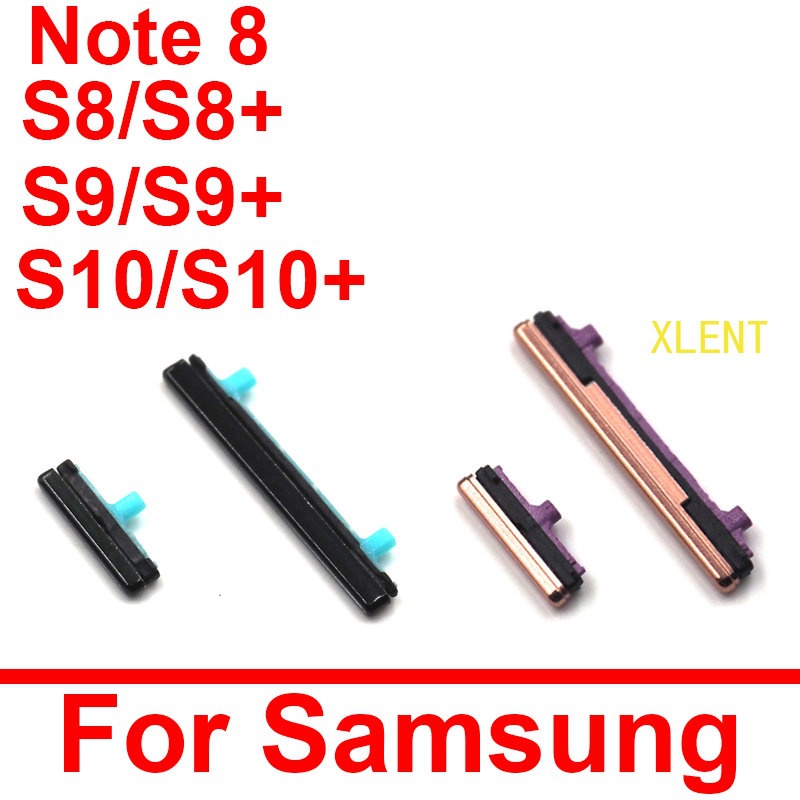 Power Volume ปุ ่ มด ้ านข ้ าง Key เปลี ่ ยนสําหรับ Samsung Galaxy S8 S9 S10 Plus หมายเหตุ 8 ปุ ่ มระดับเสียง + เปิด / ปิดซ ่ อม