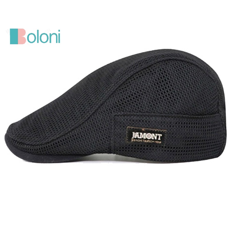 [Boloni] Cbbie Flat Breathable Mesh Newsboy Beret Ivy ใหม่ - รูปที่ 5