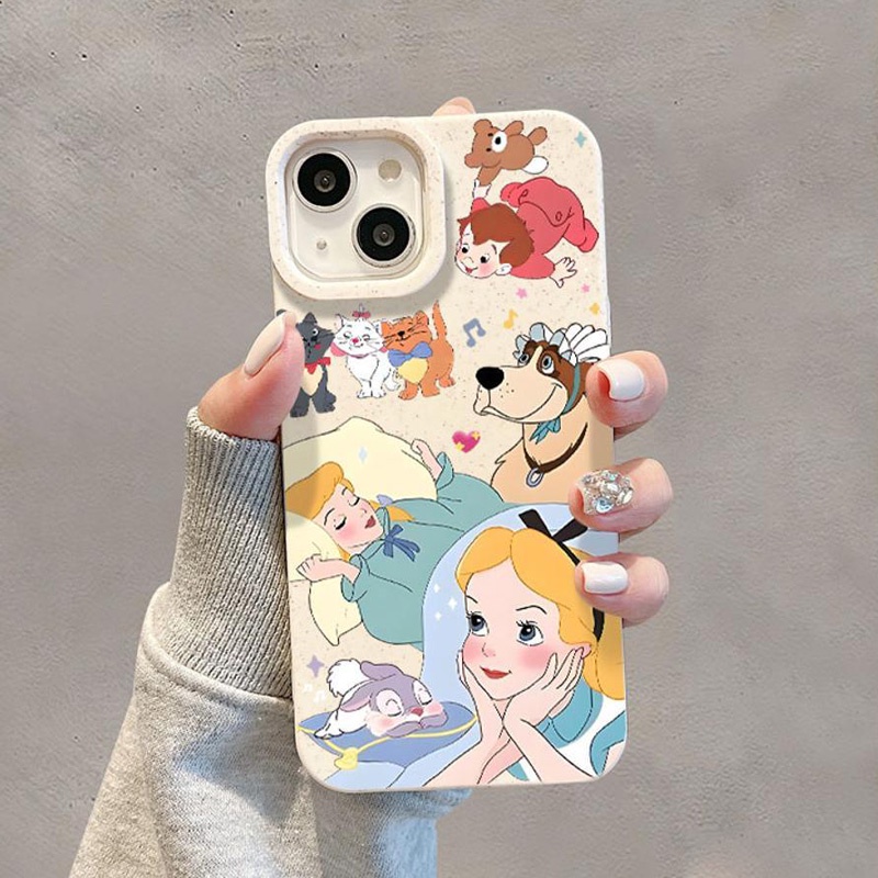 เข้ากันได้สำหรับ เคส iphone 11 ปกป้องกล้องกันกระแทกป้องกันผมสีเหลืองเจ้าหญิงนิทราใช้ได้กับ iPhone 13 14 12 Pro Max 11 XR