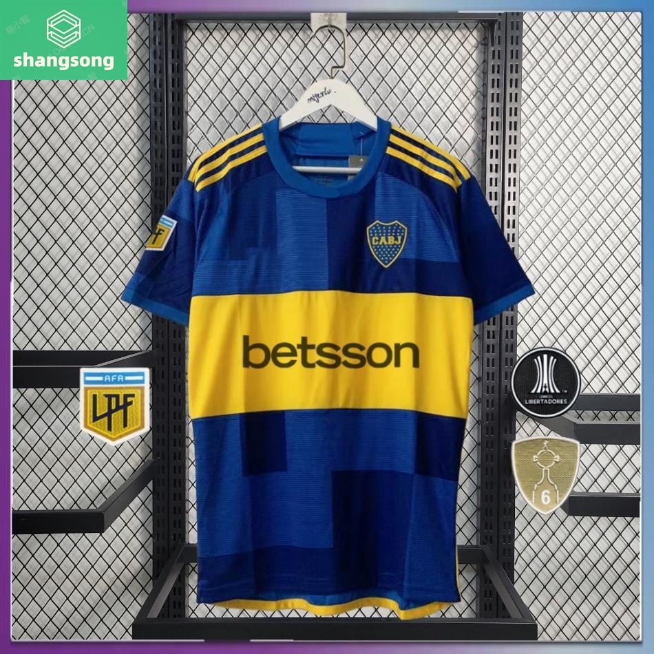 แฟน Emit เสื้อ Boca จูเนียร์ 23/24 เซ็ตภายในประเทศขนาด S-3XL