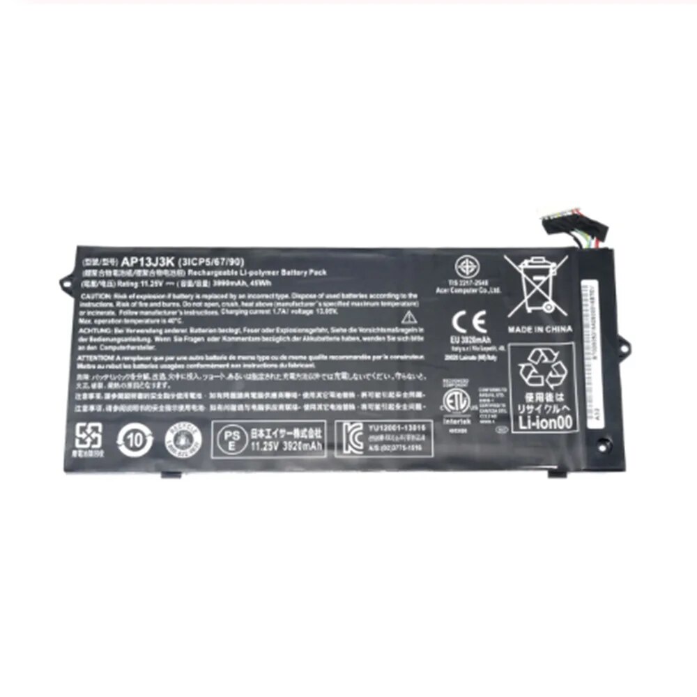 AP13J4K AP13J3K AP13J4K แบตเตอรี่ For Acer C720 C720P C740 C720-2844 C740-C5U9 ZU12029-13020