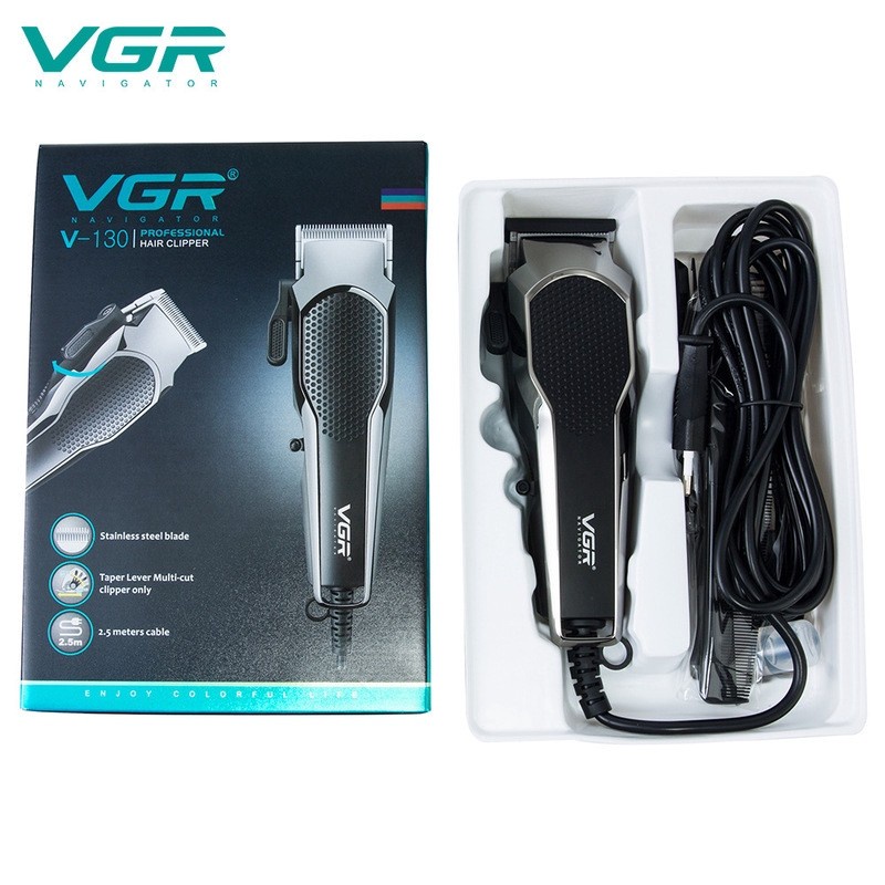 VGR V-130 ไฟฟ้าลวดผม Trimmer ผม Clipper ตัดผม Gunting Rambut Potong Rambut Mesin