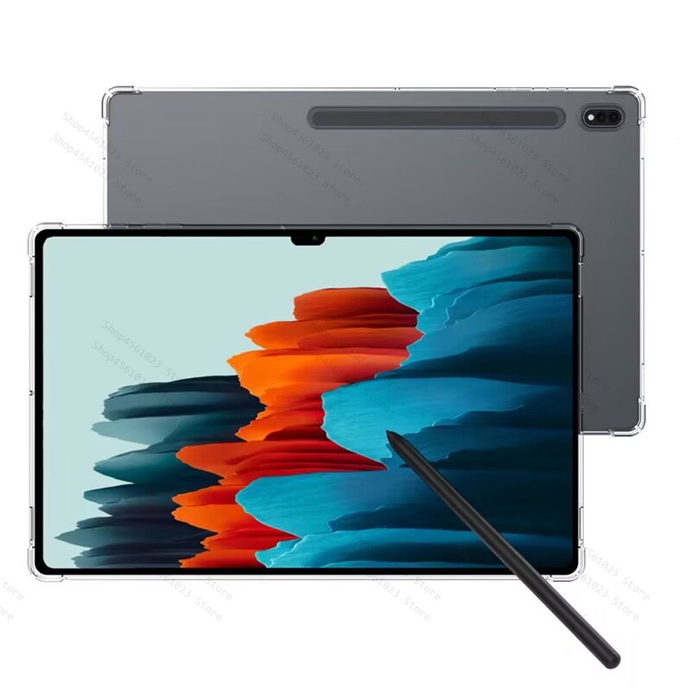 S9ultra เคสแท็บเล็ต ซิลิโคนใส กันกระแทก สําหรับ Samsung Galaxy Tab S9 Ultra S9+ 2023 Slim Funda TabS