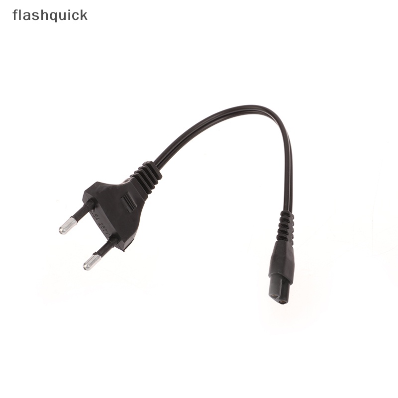 Flashquick สีดํา EU 220V Ac Dual Hole สายชาร์จ Universal สําหรับชาร์จ Strong Light ไฟฉาย 1101 1106 1108