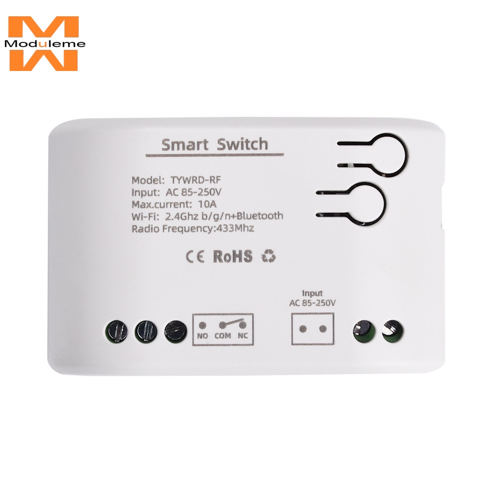 Tuya โมดูลสวิตช์รับสัญญาณ WiFi ไร้สาย 1/2/4CH DC 7-32V 5V 12V 24V 220V RF 10A พร้อม Alexa