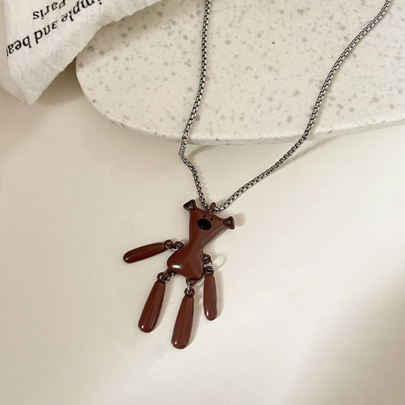 Arin Vintage Curry Bear จี้ Choker Gothic รูปที่ 5