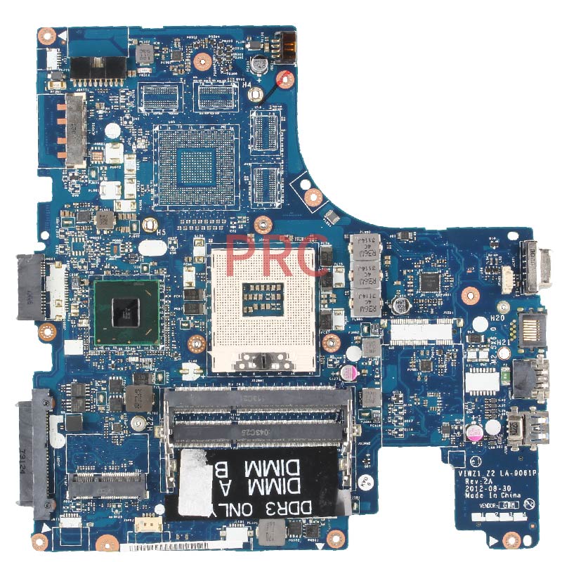 Lenovo Z400 สําหรับ Ideapad Z500 แล็ปท็อป SLJ8E DDR3 HM76 PGA989 VIWZ1 LA-9061P โน้ตบุ๊คเมนบอร์ด pxa