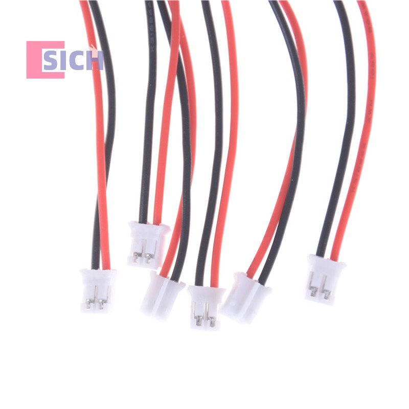 [Sich] 10 ชิ้น Micro PH 2.0 มม.JST 2-Pin ชายปลั๊กสายไฟ 200 มม.ใหม่