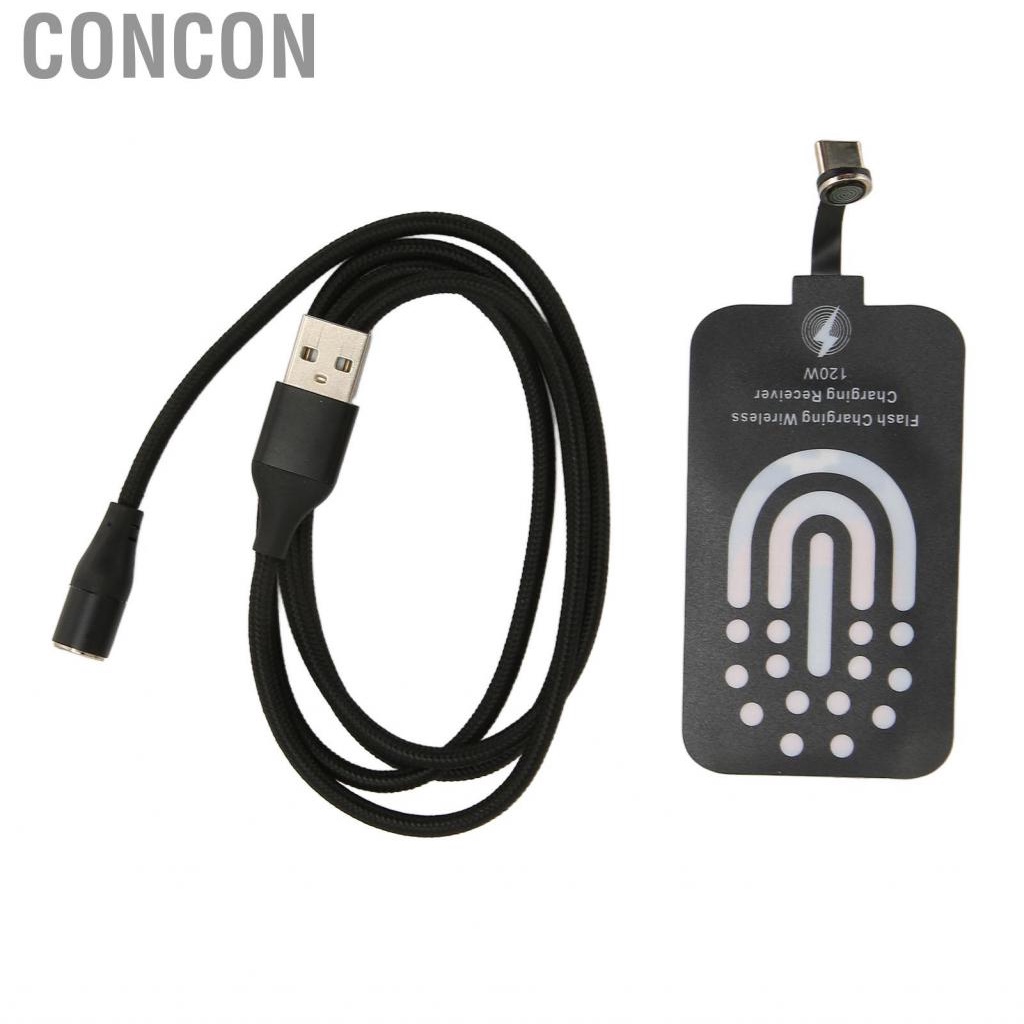 Concon อะแดปเตอร์รับสัญญาณชาร์จ 5W Type C 120W โมดูลแม่เหล็กบางรวดเร็วปลอดภัยสำหรับ A51 A20E